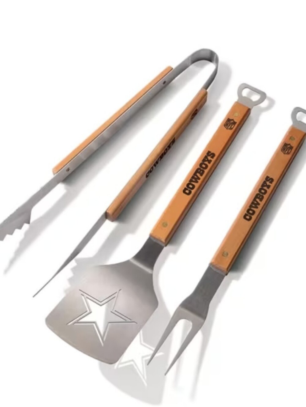 Dallas Cowboys 3-piece BBQ grill set